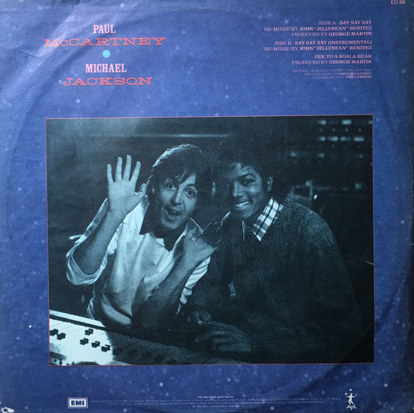 Paul McCartney ● Michael Jackson : Say Say Say (12", Single)