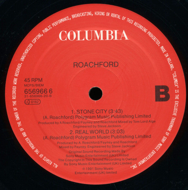 Roachford : Stone City (12", Maxi)