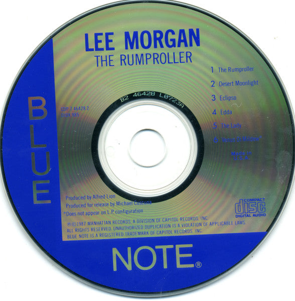 Lee Morgan : The Rumproller (CD, Album, RE, San)