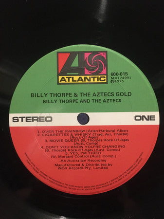 Billy Thorpe And The Aztecs : Gold (LP, Comp, M/Print)