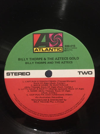 Billy Thorpe And The Aztecs : Gold (LP, Comp, M/Print)