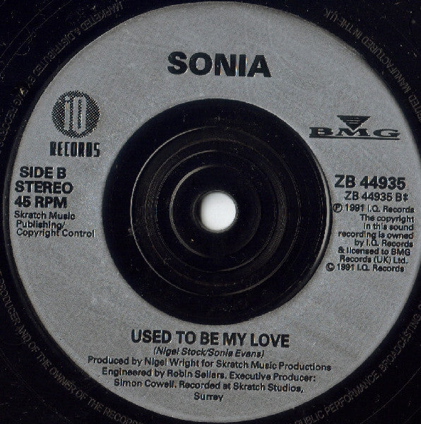 Sonia : Be Young, Be Foolish, Be Happy (7", Single, Sil)