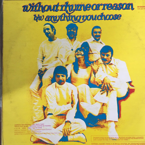 Spanky & Our Gang : Anything You Choose B/W Without Rhyme Or Reason (LP, Album)