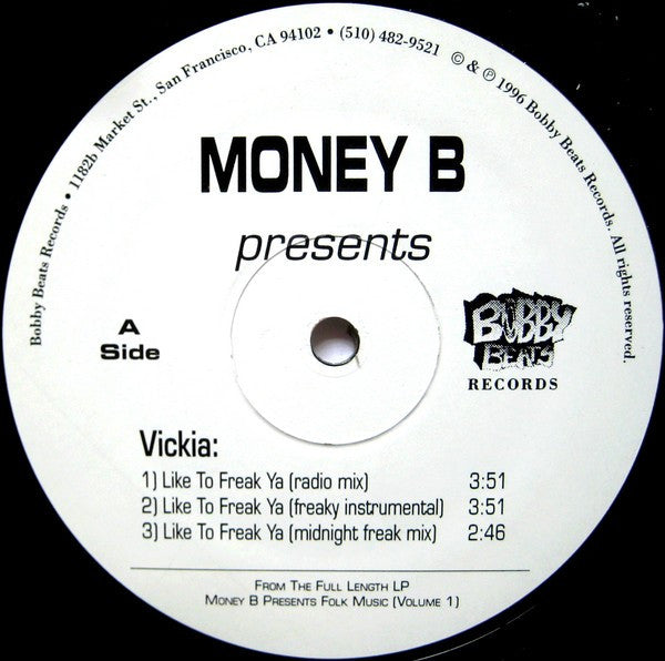 Money B : Money B Presents (12")