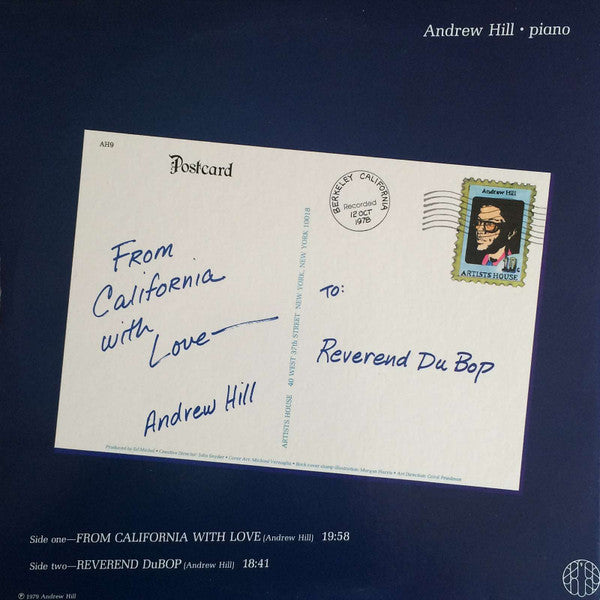 Andrew Hill : From California With Love (LP, Album, Gat)