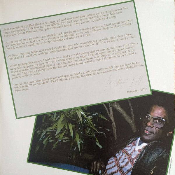 Andrew Hill : From California With Love (LP, Album, Gat)