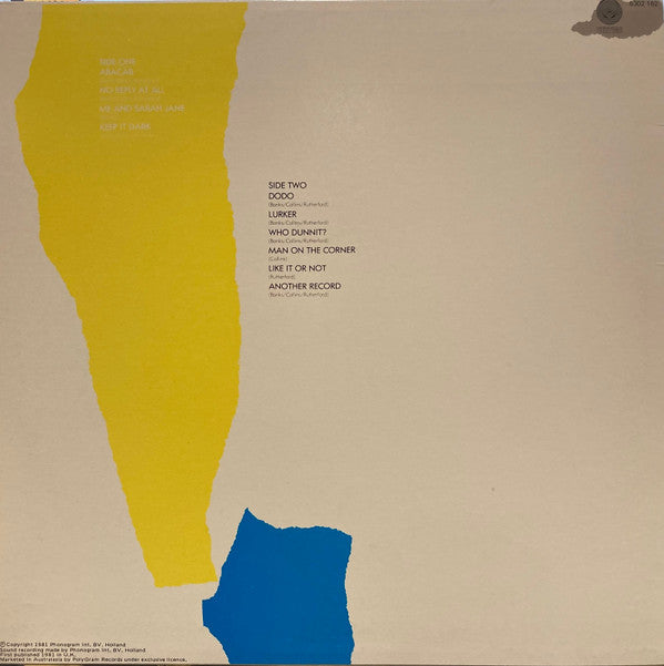 Genesis : Abacab (LP, Album, GYM)