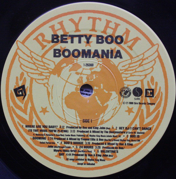 Betty Boo : Boomania (LP, Album)