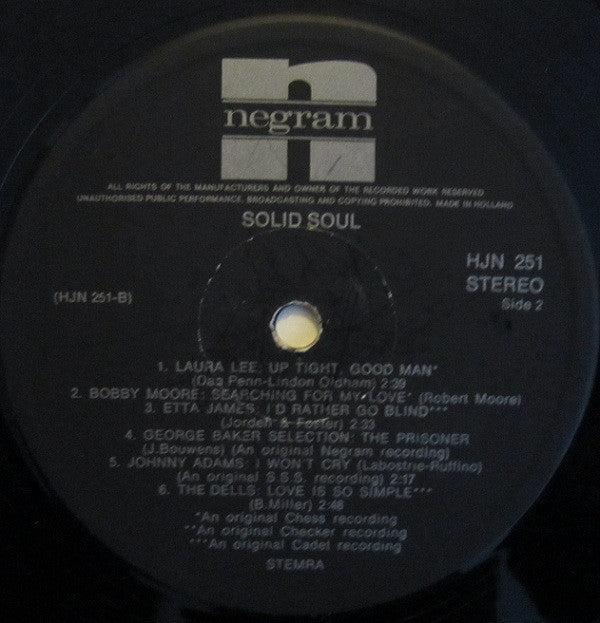 Various : Solid Soul (LP, Comp)