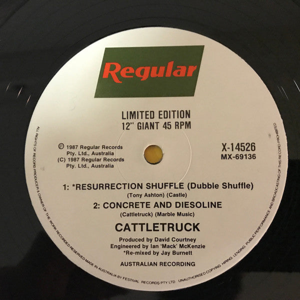 Cattletruck : Resurrection Shuffle (12", Single, Ltd)