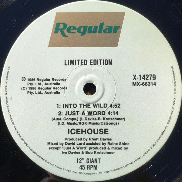 Icehouse : Baby, You're So Strange (Single Measures) (12", Single, Ltd)