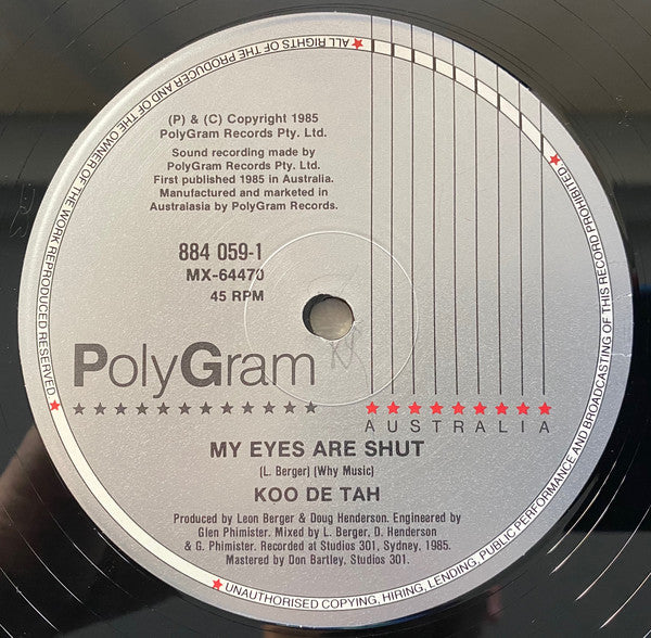 Koo Dé Tah : Body Talk (12", Single)