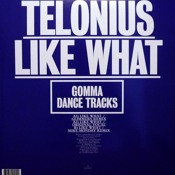 Telonius : Like What (12")