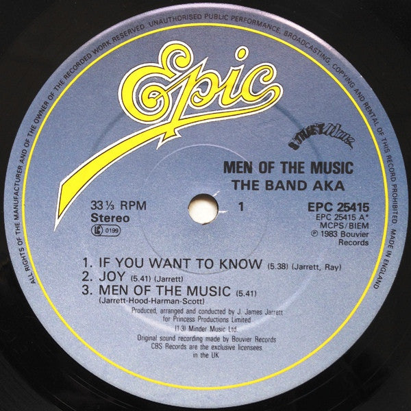 Band Aka : Men Of The Music (LP, Album)