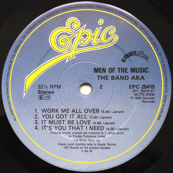 Band Aka : Men Of The Music (LP, Album)