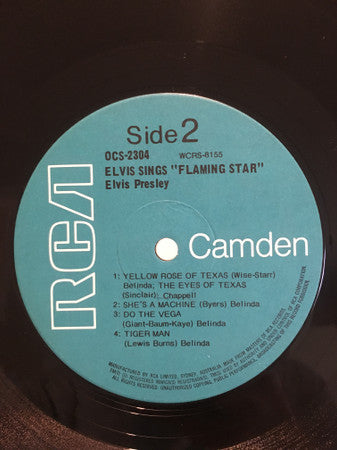 Elvis Presley : Elvis Sings "Flaming Star" (LP, Album)