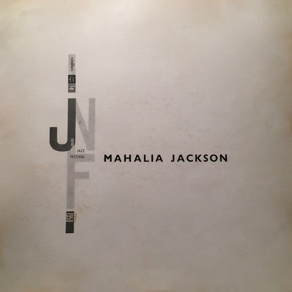 Mahalia Jackson : Newport 1958 (LP, Album, Mono)