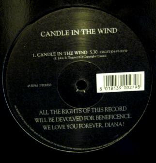 Lawrence (2) : Candle In The Wind (12&quot;)