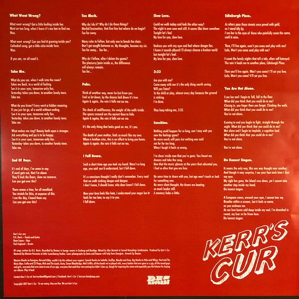 Kerr's Cur : Kerr's Cur (LP, Ltd, 180)