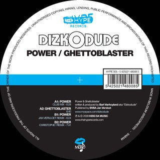 Dizkodude : Power / Ghettoblaster (12")