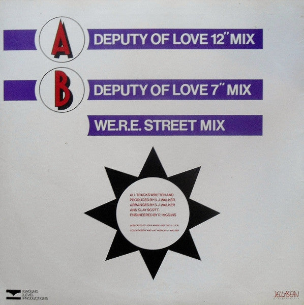 Ground Level Feat David Walker : Deputy Of Love (12")