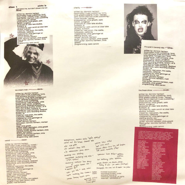 Yungblud (3) : Weird! (LP, Album, Whi)