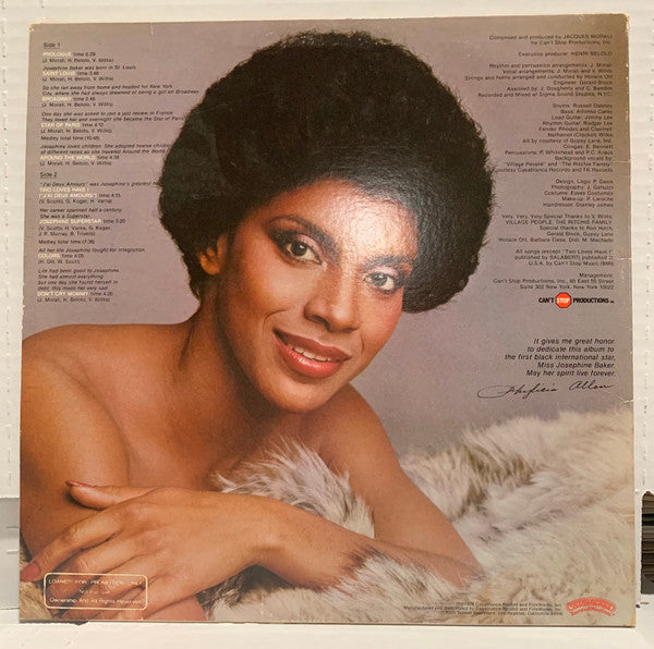 Phylicia Allen : Josephine Superstar (LP, Album, P/Mixed, Promo)