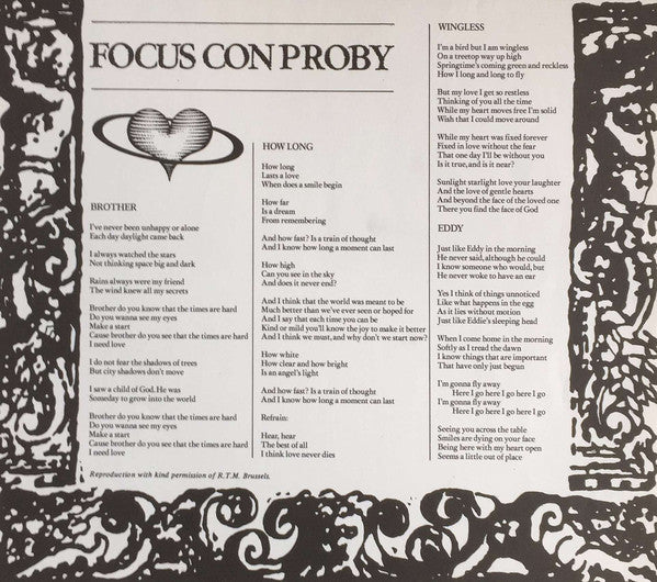 Focus (2) Con P.J. Proby : Focus Con Proby (LP, Album)