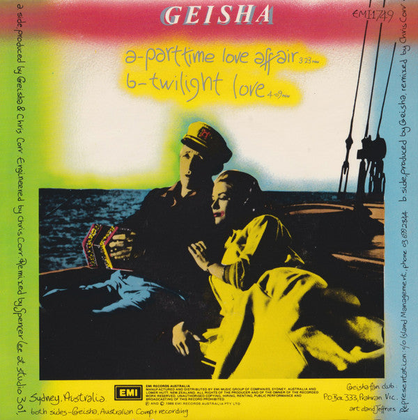 Geisha (3) : Part Time Love Affair (7", Single)