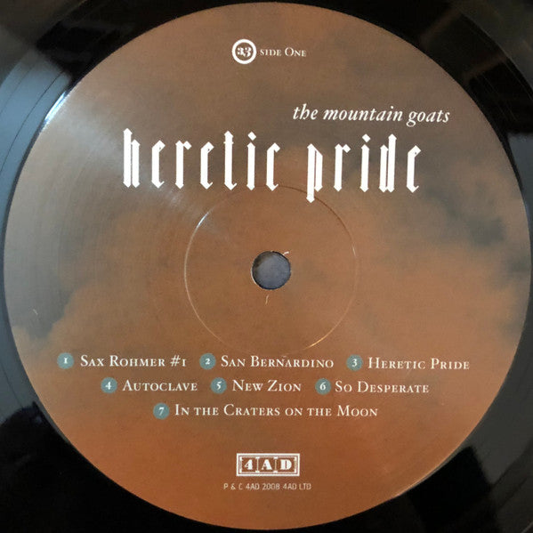 The Mountain Goats : Heretic Pride (LP, Album, RE)