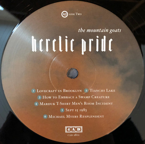 The Mountain Goats : Heretic Pride (LP, Album, RE)