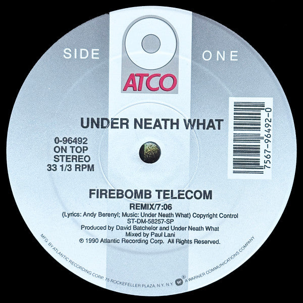 Under Neath What : Firebomb Telecom (12")