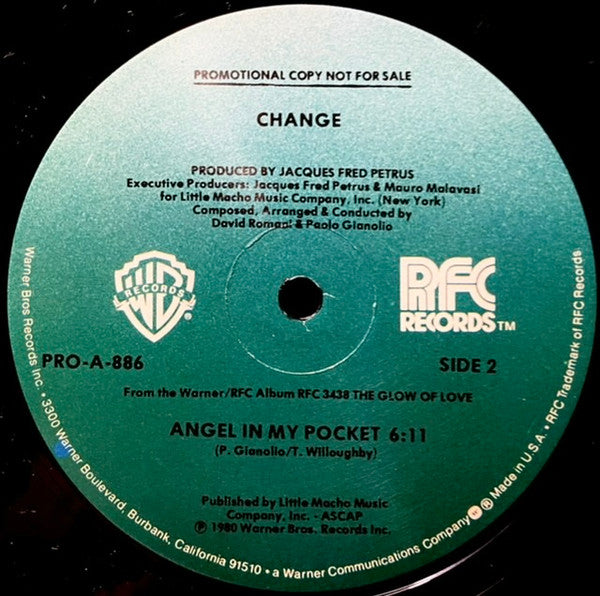 Change : Searching / Angel In My Pocket (12", Promo)
