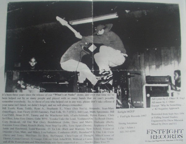 Strong Intention : Make Up Your Mind (7", EP)