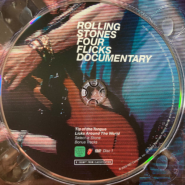 The Rolling Stones : Four Flicks (4xDVD-V, Copy Prot., Multichannel, PAL, gre)