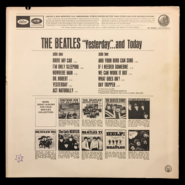 The Beatles : Yesterday And Today (LP, Album, Comp, Tru)