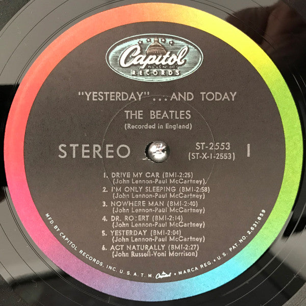 The Beatles : Yesterday And Today (LP, Album, Comp, Tru)