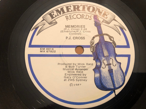 P.J. Cross : Memories (7", Single)