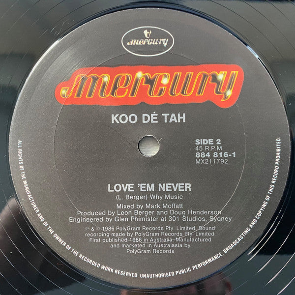 Koo Dé Tah : Think Of Me (12", Single)