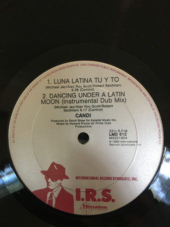 Candi : Dancing Under A Latin Moon (12", Single)