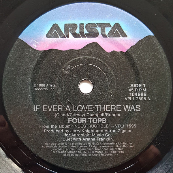 Four Tops : If Ever A Love There Was / Let's Jam (7", Single)