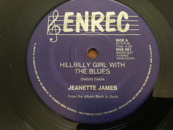 Jeanette James (3), Chris Stevens (31) : Hillbilly Girls With The Blues / Raw-Material (7&quot;, Single)