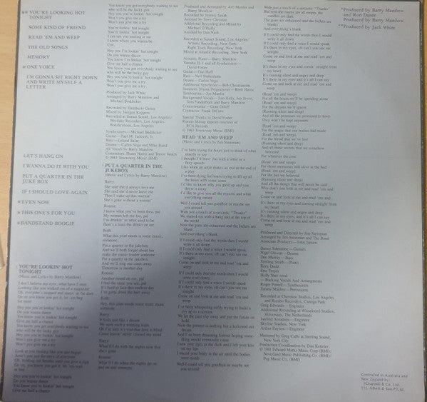 Barry Manilow : A Touch More Magic (LP, Comp)