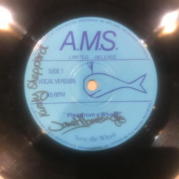 Save The Whale : "Plea From A Whale" (7")