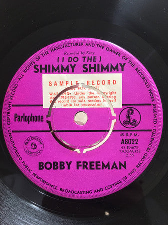 Bobby Freeman : (I Do The) Shimmy Shimmy (7&quot;, Promo)