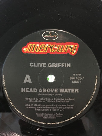 Clive Griffin : Head Above Water (7", Single)