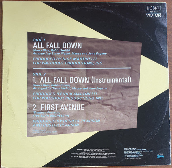 Five Star : All Fall Down (12")