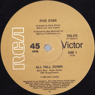 Five Star : All Fall Down (12")