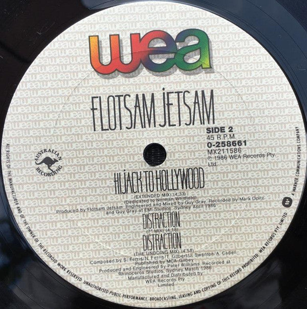 Flotsam Jetsam : Distraction (12")