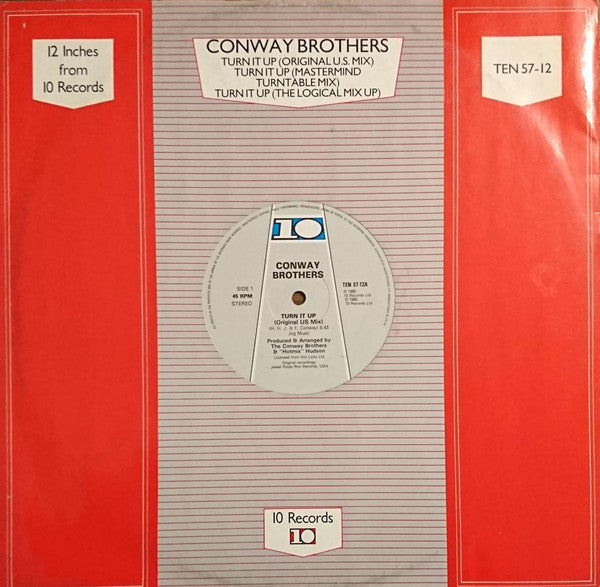 The Conway Brothers : Turn It Up (12&quot;, Single, Com)